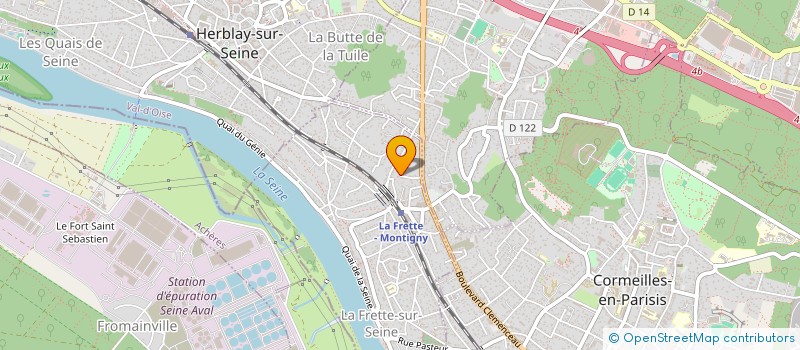 localisation de l'entreprise JE SENBAL  FRETTE SUR SEINE (LA)