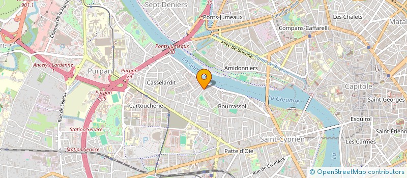 localisation de l'entreprise JE SUIS PASSE CHEZ SERGE  TOULOUSE