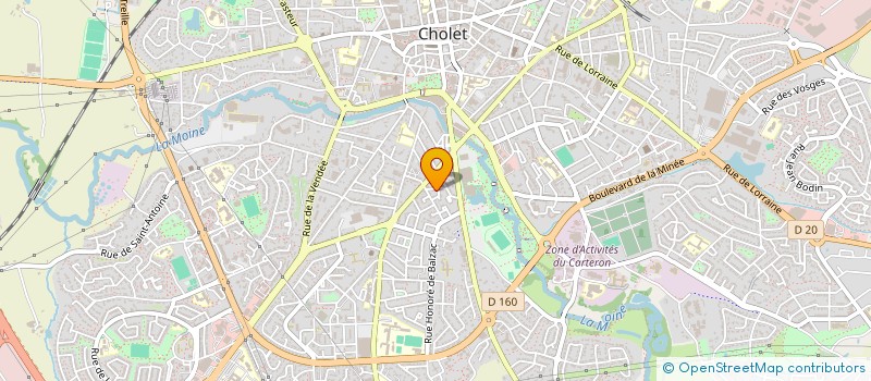 localisation de l'entreprise JE SUIS UNIQUE à CHOLET