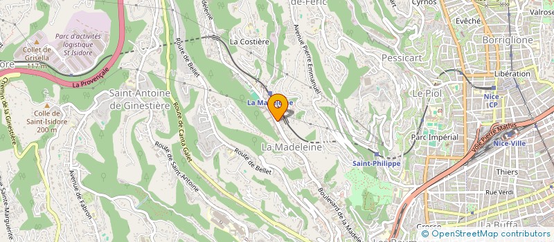 localisation de l'entreprise JE T'AIME à NICE