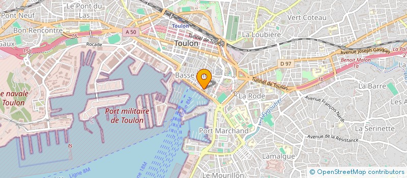 localisation de l'entreprise JE TAIDE  TOULON