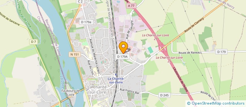 localisation de l'entreprise JE VOUS COUVRE à LA CHARITE SUR LOIRE