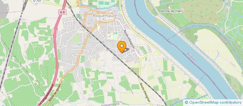 localisation de l'entreprise JE2BOIS  ROQUEMAURE