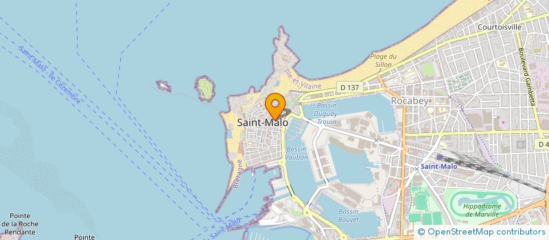 localisation de l'entreprise JE2C à SAINT-MALO