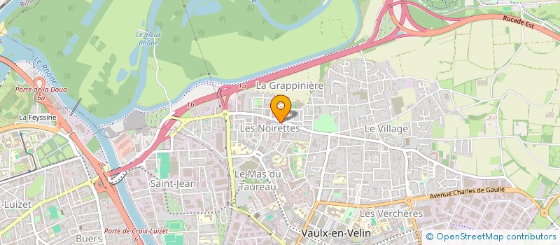 localisation de l'entreprise JE2M-VTC  VAULX-EN-VELIN