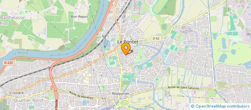 localisation de l'entreprise JEACEDA  LE PONTET