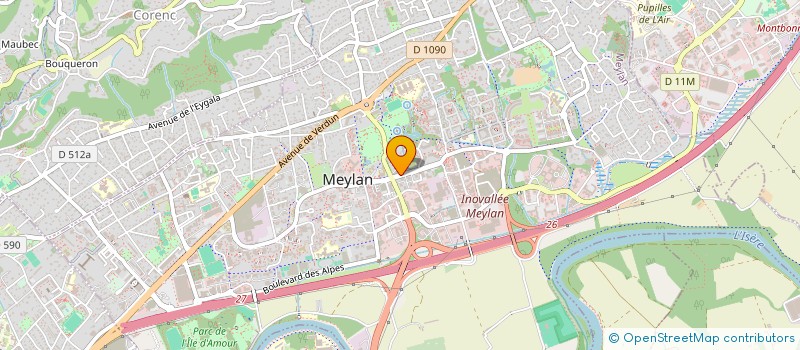 localisation de l'entreprise JEADE à MEYLAN