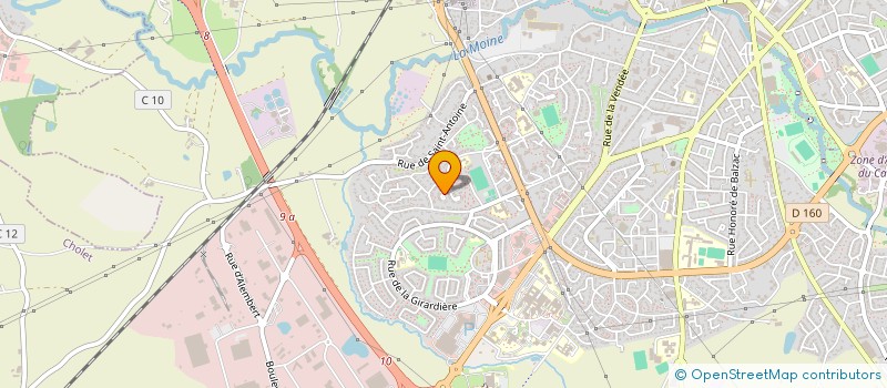 localisation de l'entreprise JEADE à CHOLET