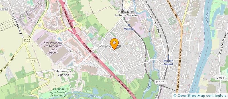 localisation de l'entreprise JEAGUER AUTO à CORBEIL-ESSONNES