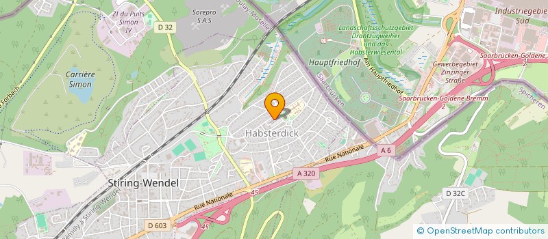 localisation de l'entreprise JEALIO  STIRING-WENDEL