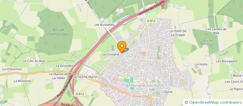 localisation de l'entreprise JEALOU  THORIGNE-FOUILLARD