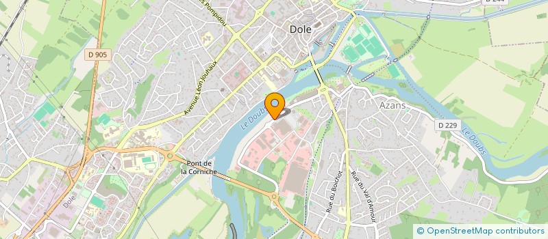 localisation de l'entreprise JEALOURA à DOLE