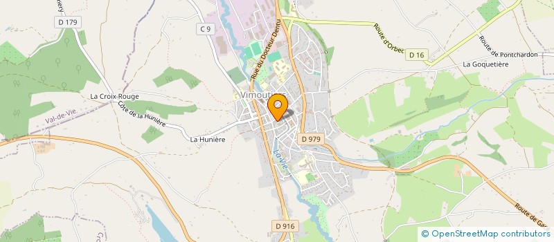 localisation de l'entreprise JEAM VIMOUTIERS à VIMOUTIERS