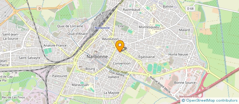 localisation de l'entreprise JEAMADE  NARBONNE