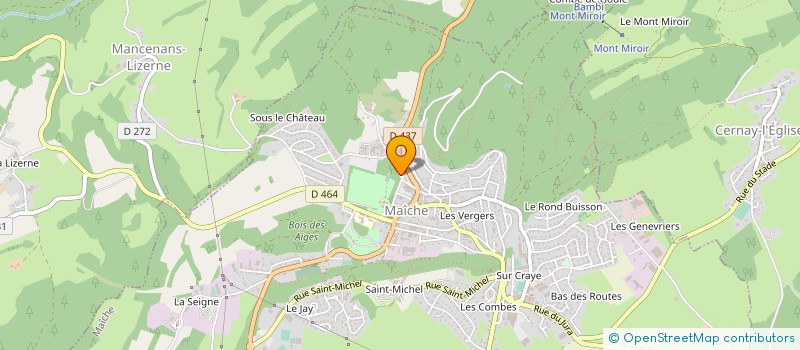 localisation de l'entreprise JEAMBRUN APPAREILLAGES à MAICHE