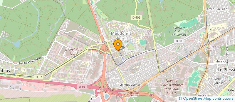 localisation de l'entreprise JEAMS  MEUDON