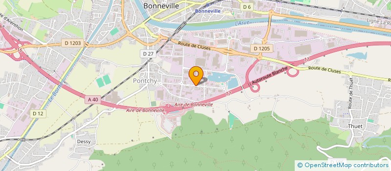 localisation de l'entreprise JEAN  BONNEVILLE