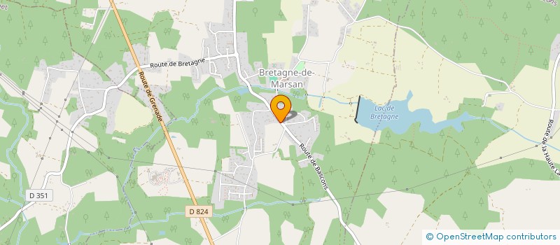 localisation de l'entreprise JEAN  BRETAGNE-DE-MARSAN