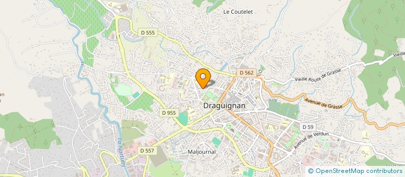 localisation de l'entreprise JEAN AICARD  DRAGUIGNAN