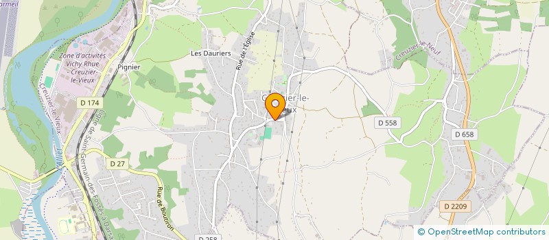 localisation de l'entreprise JEAN AMB  CREUZIER-LE-VIEUX