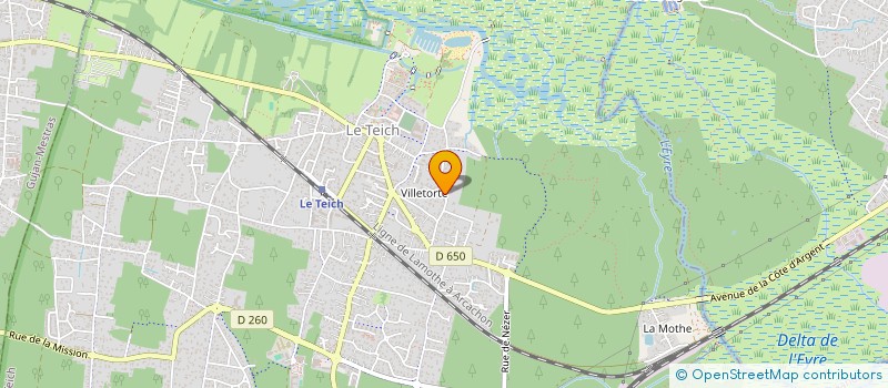 localisation de l'entreprise JEAN ANNE  LE TEICH