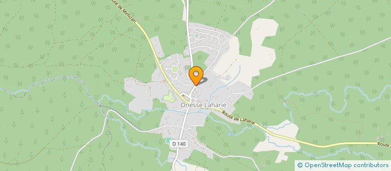 localisation de l'entreprise JEAN ARTISAN BOULANGER  ONESSE-LAHARIE