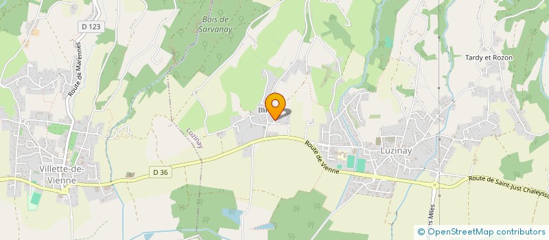 localisation de l'entreprise JEAN-BAPT  LUZINAY