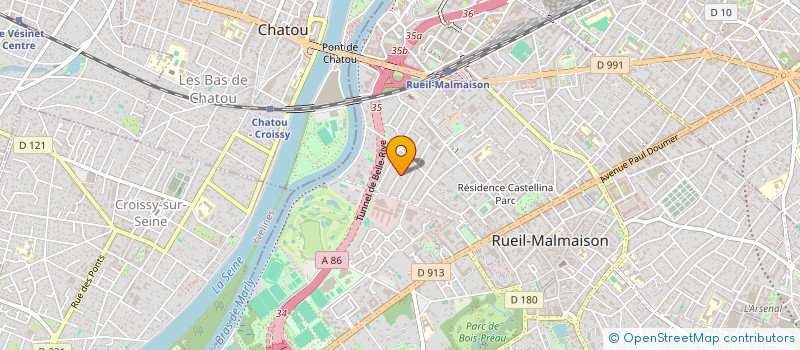 localisation de l'entreprise JEAN -BAPTISTE CLEMENT à RUEIL-MALMAISON