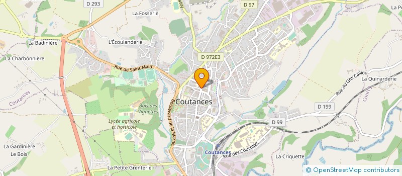 localisation de l'entreprise JEAN-BAPTISTE ET REMI  COUTANCES