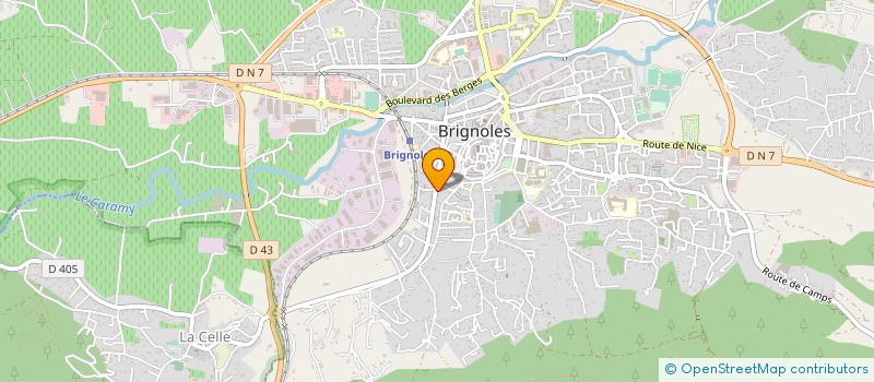 localisation de l'entreprise JEAN-BAPTISTE FLORENT à BRIGNOLES