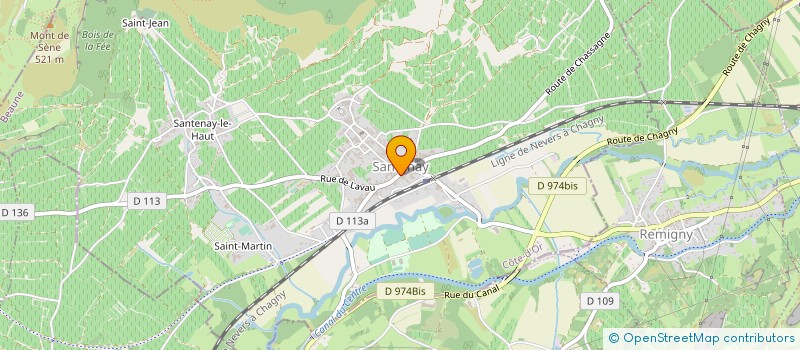 localisation de l'entreprise JEAN-BAPTISTE JESSIAUME à SANTENAY