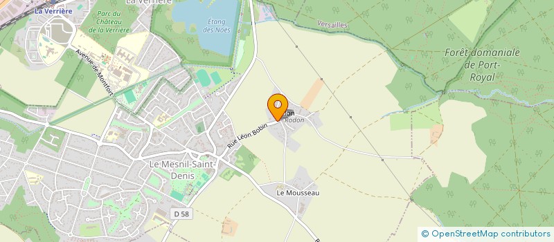 localisation de l'entreprise JEAN-BAPTISTE MICHEL SAS  LE MESNIL-SAINT-DENIS