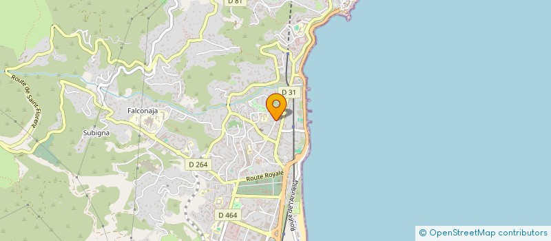 localisation de l'entreprise JEAN-BAPTISTE RADET - EXPERTISES à BASTIA