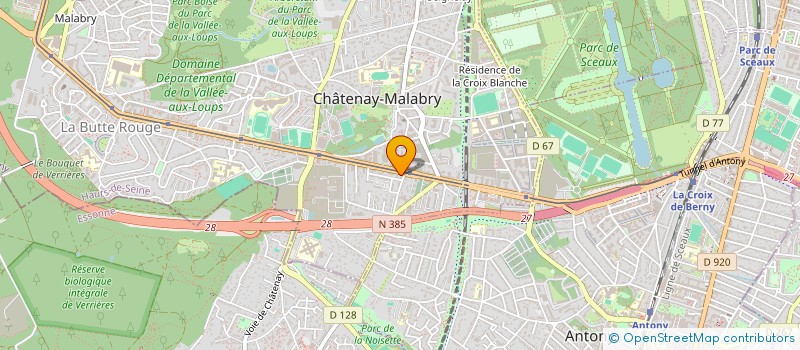 localisation de l'entreprise JEAN BAPTISTE TRANSPORT  CHATENAY-MALABRY