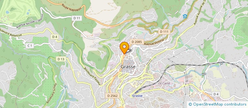 localisation de l'entreprise JEAN BARAULT  GRASSE