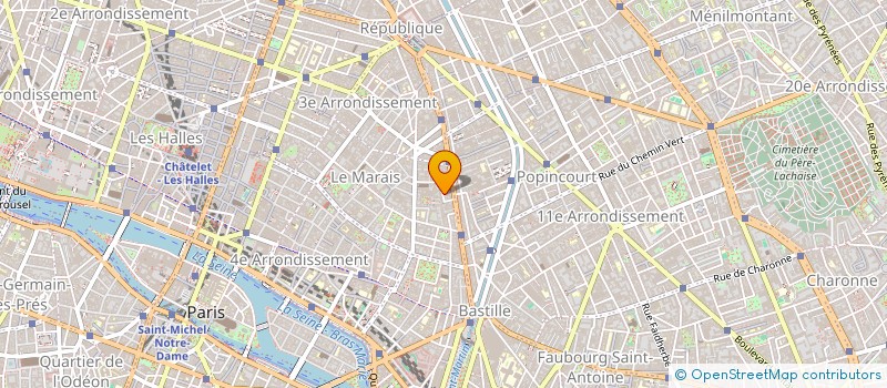 localisation de l'entreprise JEAN-BASTIEN LAGRANGE INTERIOR DESIGN  PARIS