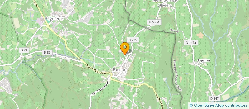 localisation de l'entreprise JEAN BEAUMONT  FAUCON