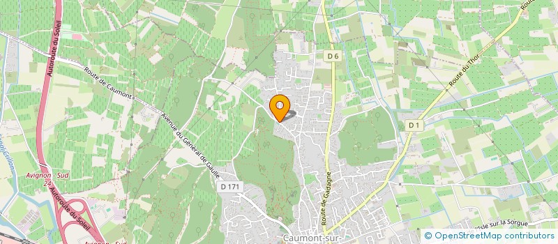 localisation de l'entreprise JEAN BERNARD  CAUMONT-SUR-DURANCE