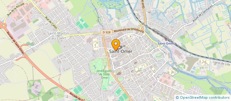 localisation de l'entreprise JEAN-BERNARD DUHOO  SAINT-OMER