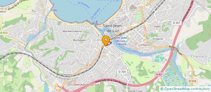 localisation de l'entreprise JEAN BIDET ET CIE à CIBOURE