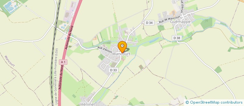 localisation de l'entreprise JEAN BOISLEUX PRESTATION  WANCOURT