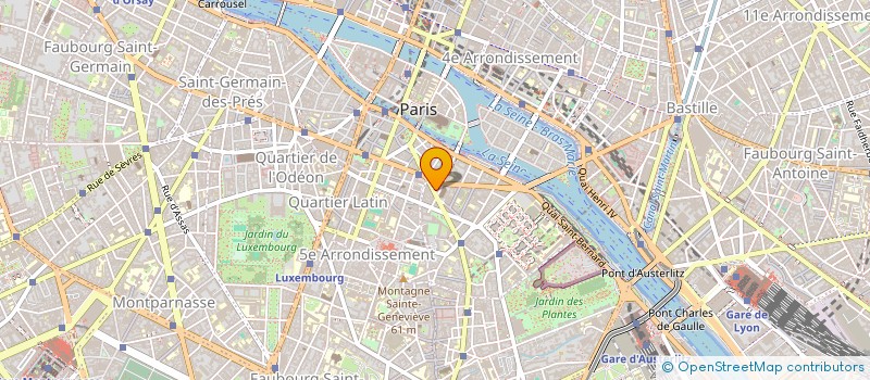 localisation de l'entreprise JEAN-BRIAC LOYER OPTIQUE à PARIS