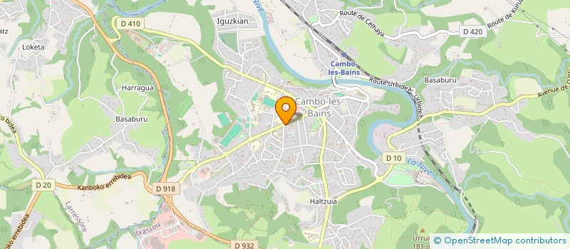 localisation de l'entreprise JEAN CAMICAS  CAMBO-LES-BAINS