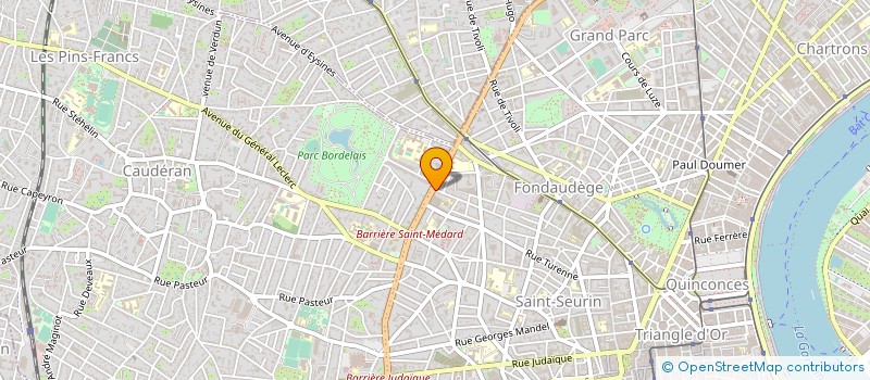 localisation de l'entreprise JEAN CASAGRANDE à BORDEAUX