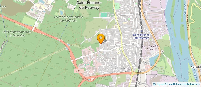 localisation de l'entreprise JEAN CECILLE  SAINT-ETIENNE-DU-ROUVRAY