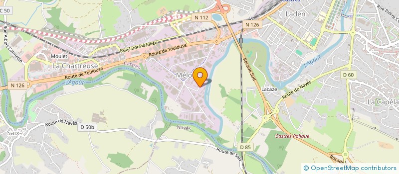 localisation de l'entreprise JEAN CHARLES CULIE  CASTRES