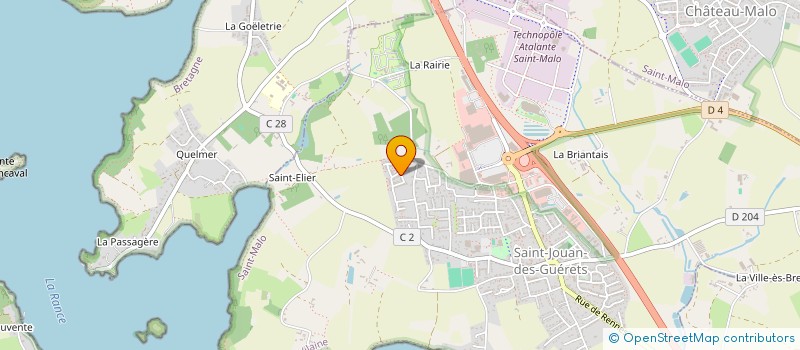 localisation de l'entreprise JEAN-CHARLES GEORGELIN  SAINT-JOUAN-DES-GUERETS