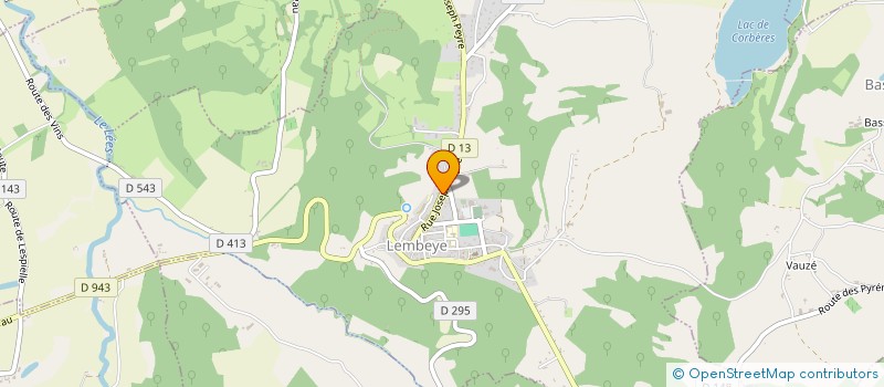 localisation de l'entreprise JEAN CHAUCHET ET KAREN CRESSEVEUR-CHAUCHET- NOTAIRES ASSOCIES D'UNE SCP TITULAIRE D'UN OFFICE NOTARIAL A LEMBEYE  LEMBEYE