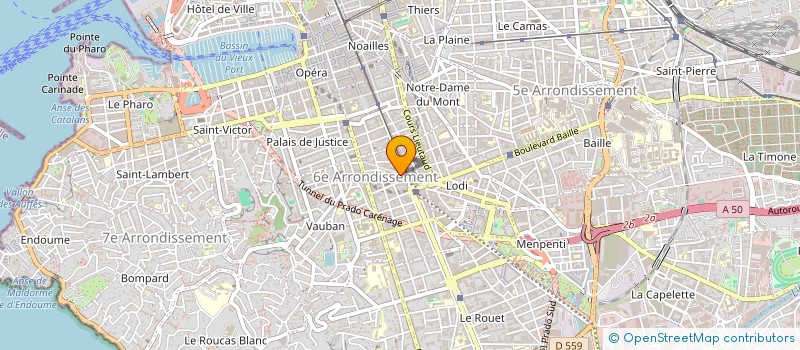 localisation de l'entreprise JEAN CHRISTOPHE SARRAT à MARSEILLE