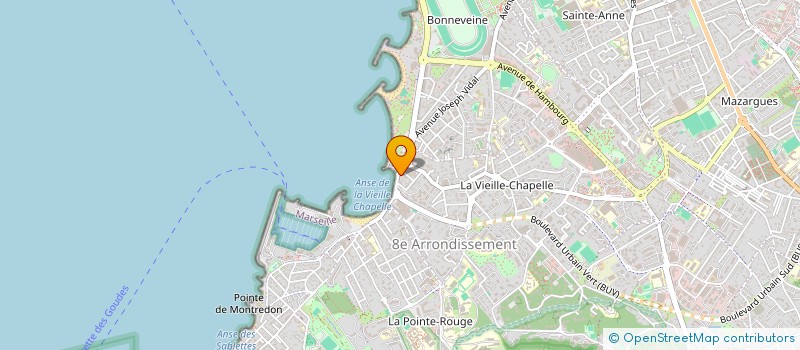 localisation de l'entreprise JEAN CLAUDE COIFFURE à MARSEILLE
